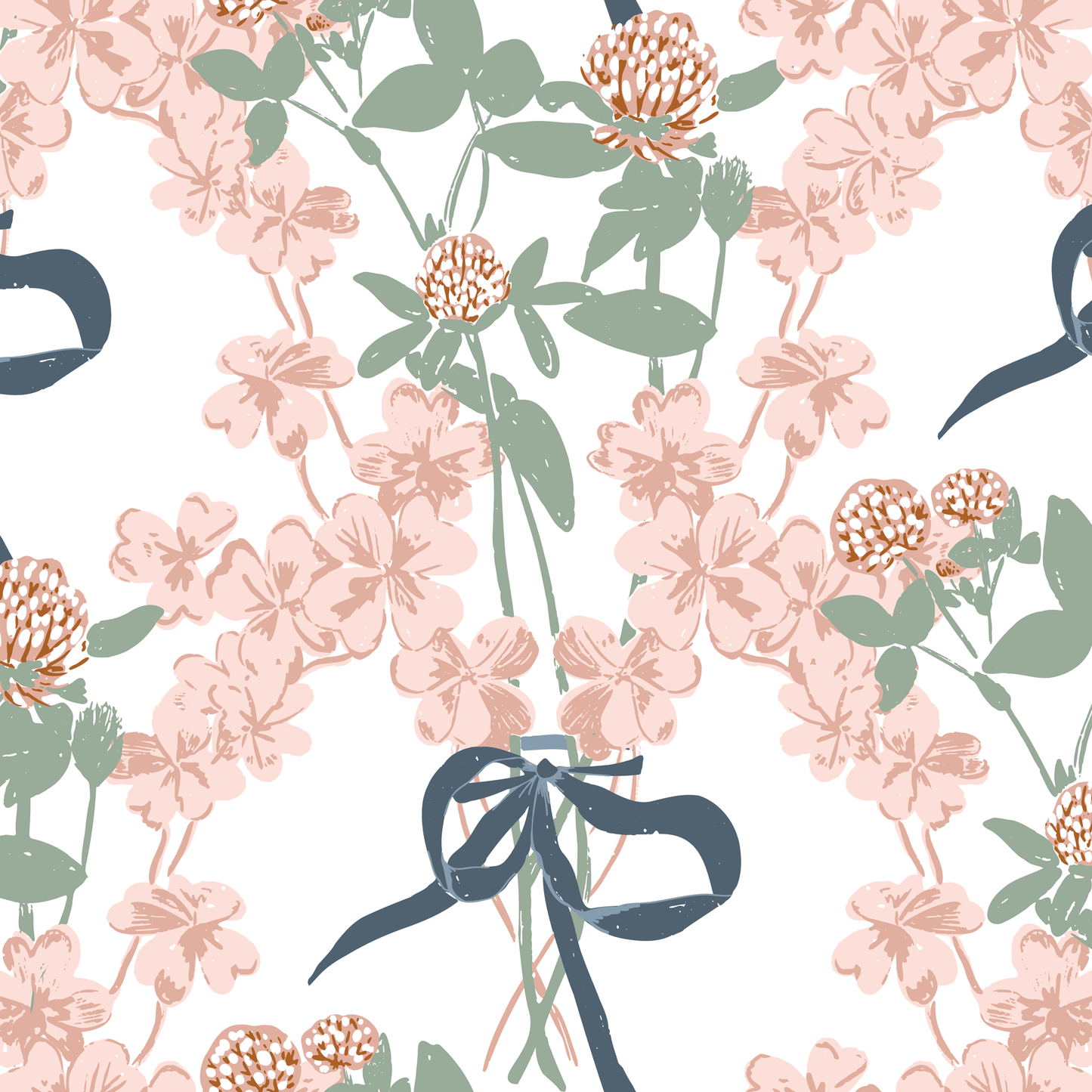 Garden Walk - Clover Bouquet ($22/m)