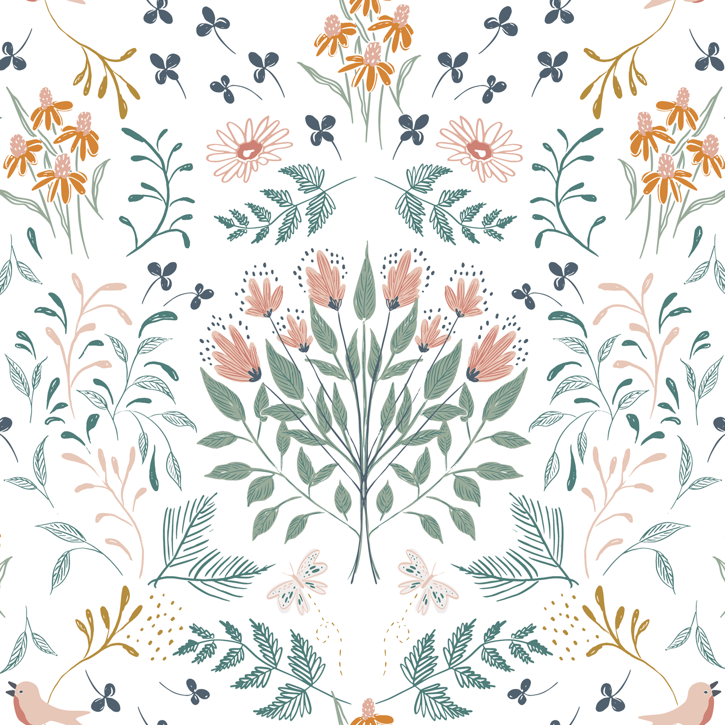 Garden Walk - Whimsical Wildflowers ($22/m)