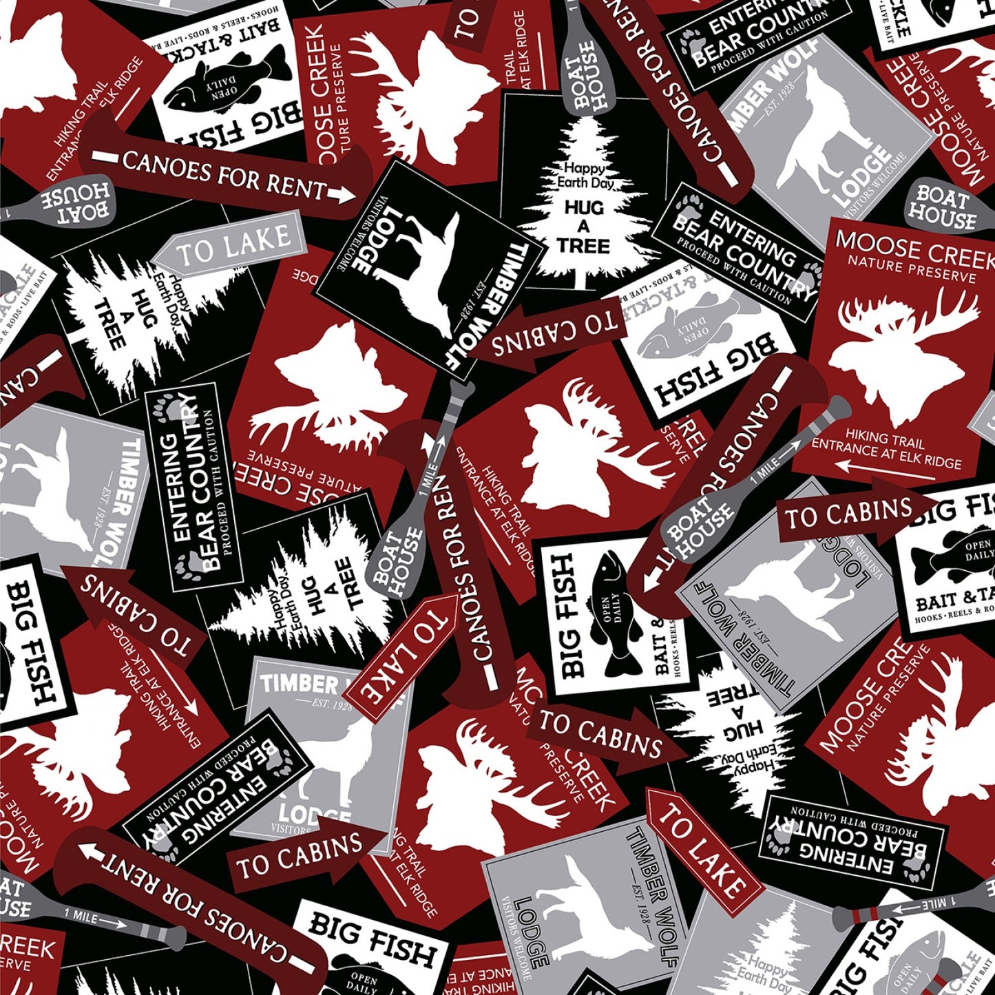 Great Outdoors - Cabin Signs ($22/m)