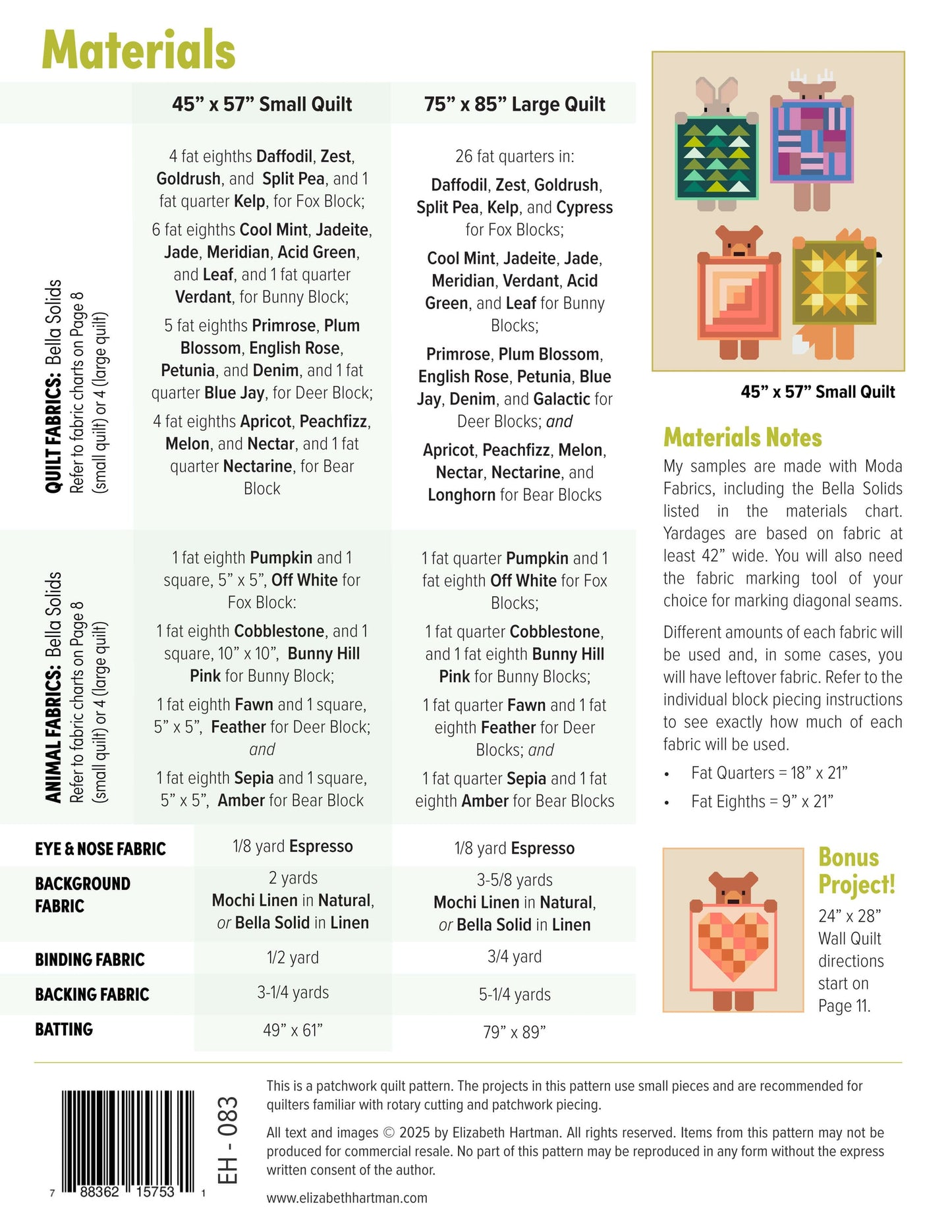 Show and Tell Quilt Pattern