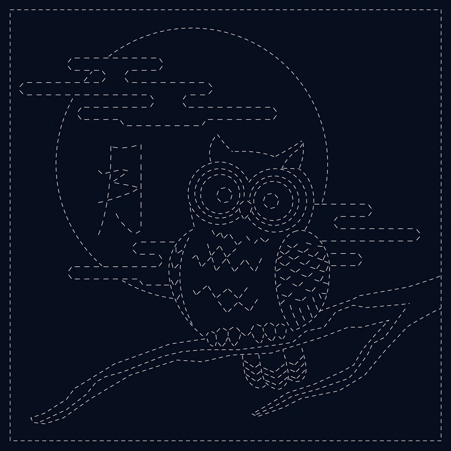 Sashiko Sampler | Owl