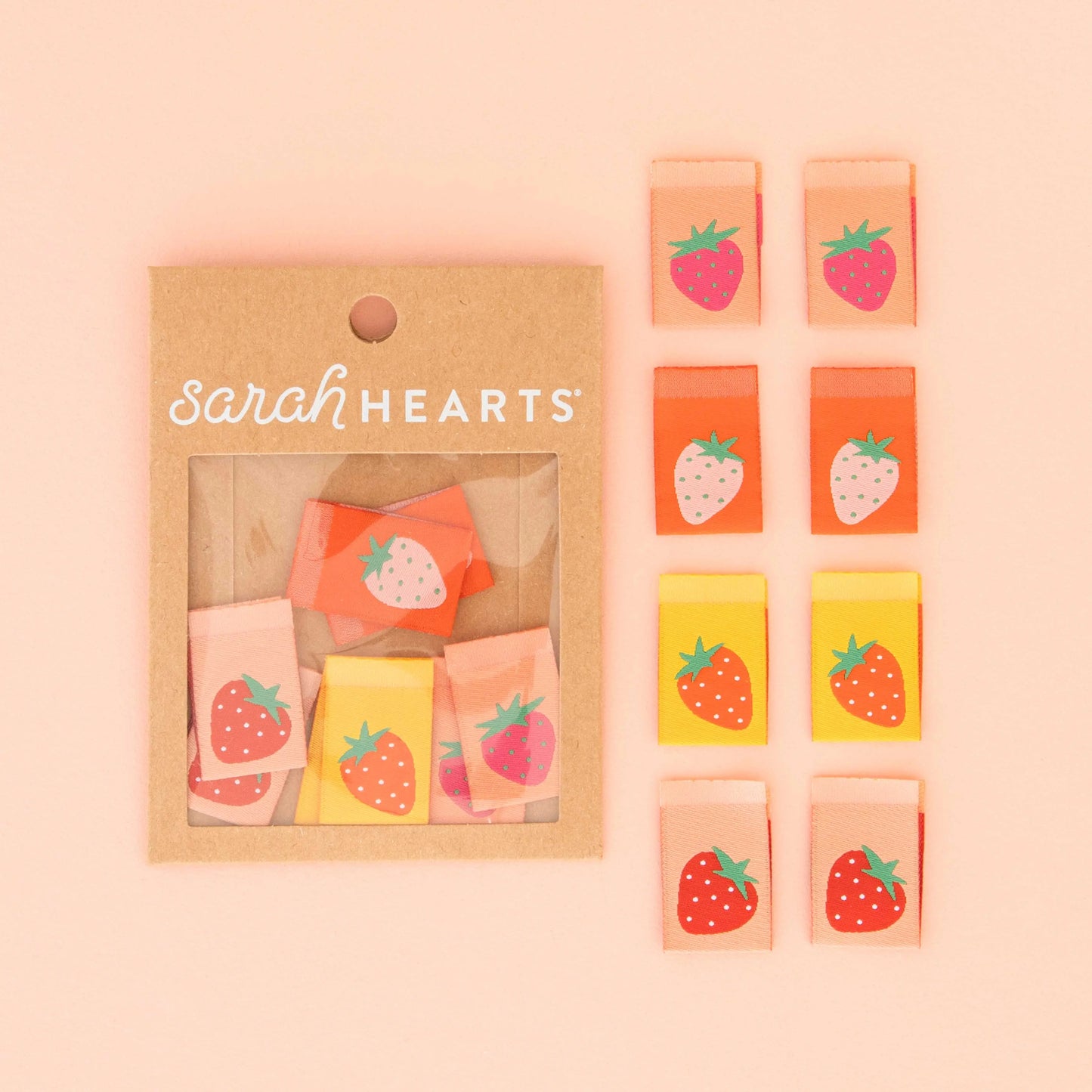 Sew In Labels | Strawberries