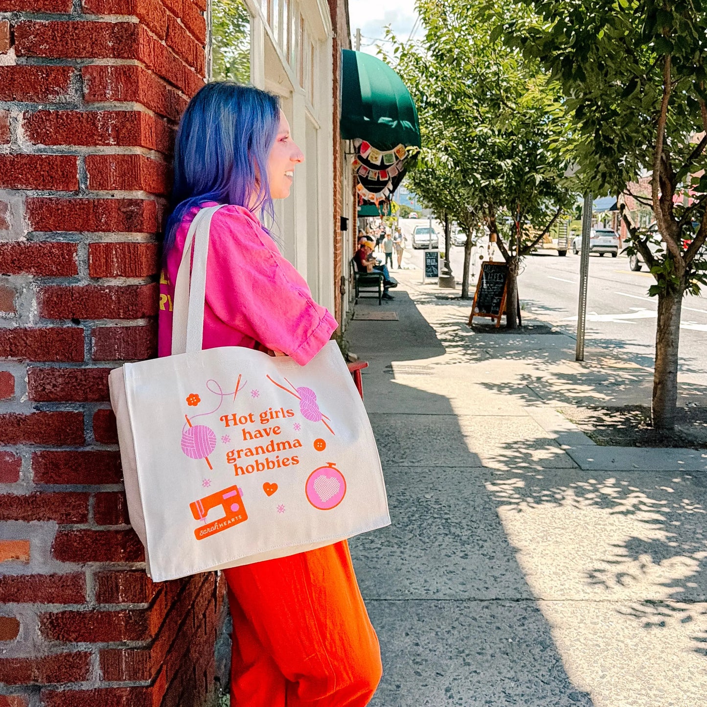 Hot Girls Have Grandma Hobbies Tote