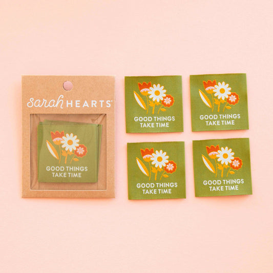 Sew In Labels | Good Things Take Time