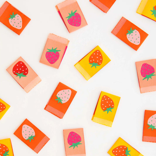 Sew In Labels | Strawberries