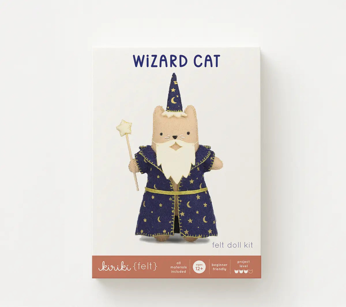 Wizard Cat Felt Doll Kit