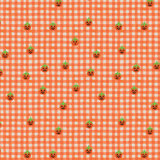 PRE-ORDER | Halloween III - Pumpkin Gingham ($22/m)