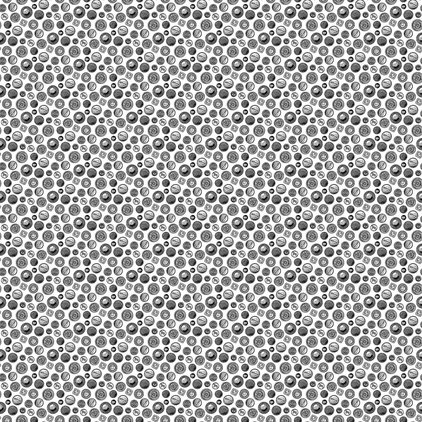 Sewing is My Happy Place - Buttons ($20/m)