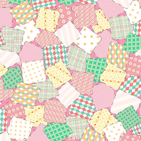 Animal Parade - Patchwork POS Fabric - Trapunto