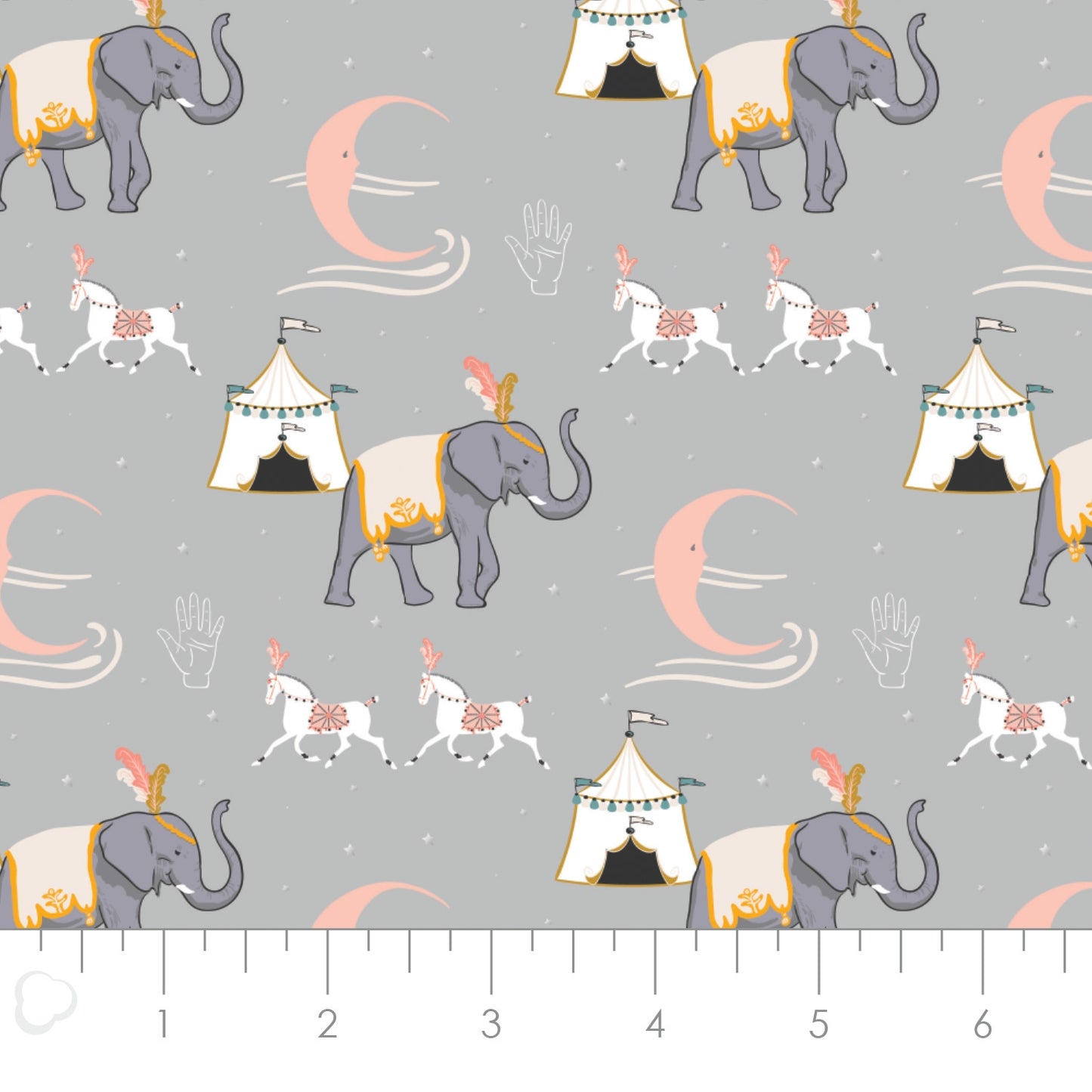 Night Circus POS Fabric - Trapunto