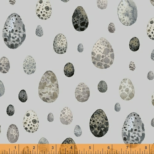 Curio - Eggs POS Fabric - Trapunto