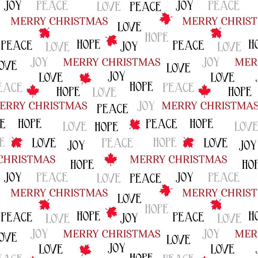 Canadian Christmas - Text ($20/m)