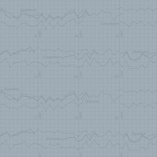 Colour Theory - Graph POS Fabric - Trapunto