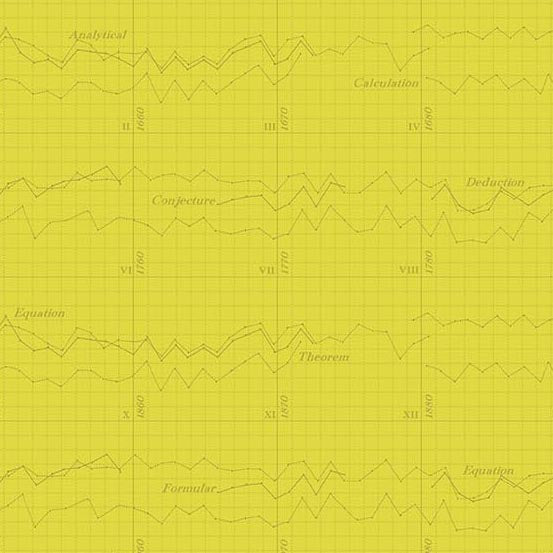 Colour Theory - Graph POS Fabric - Trapunto