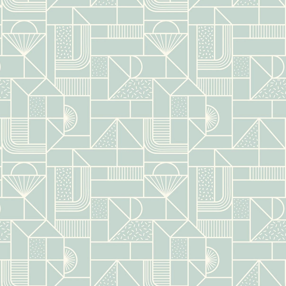 Forme - Geometric POS Fabric - Trapunto