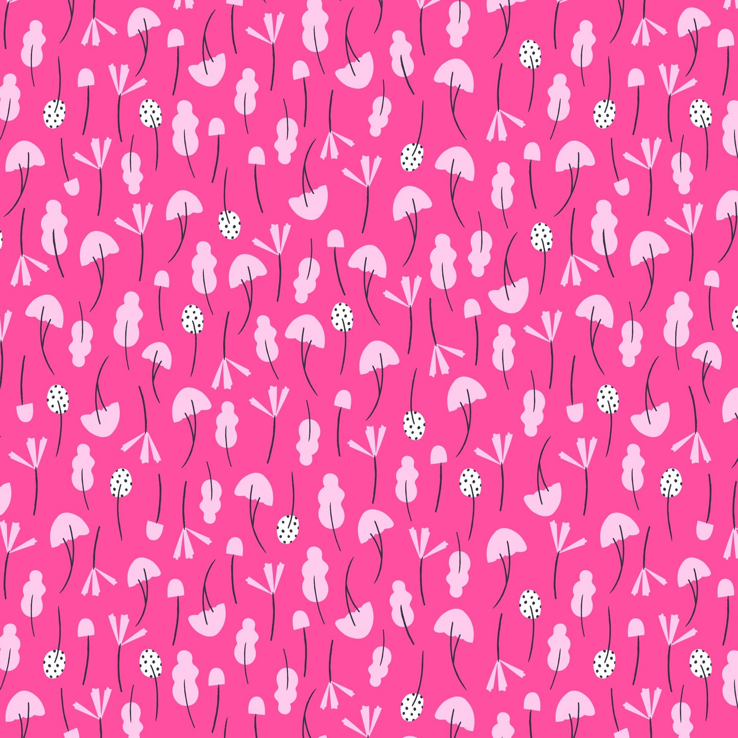 Ditsies - Little Trees POS Fabric - Trapunto