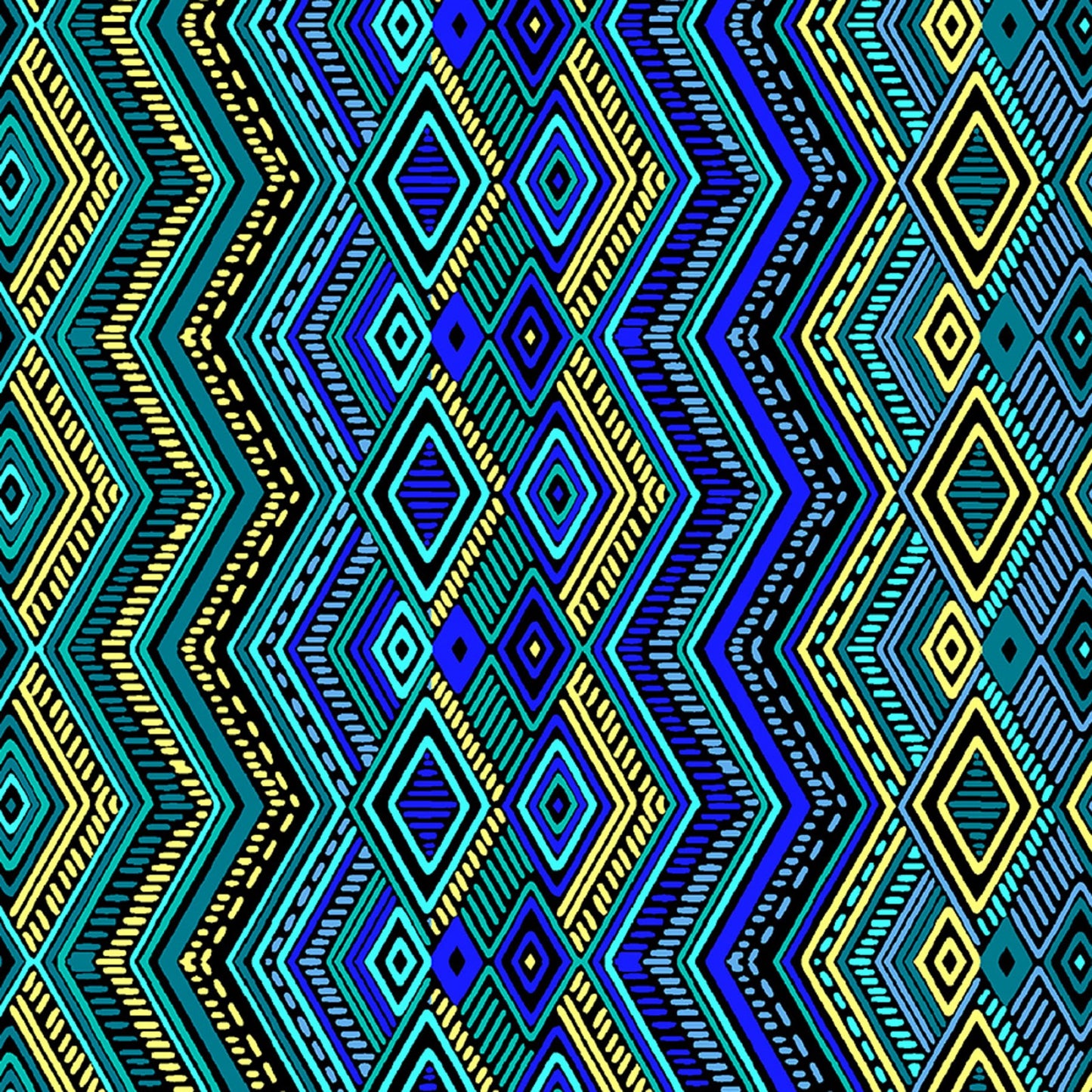 Dazzling Garden - Zig Zag ($20/m)