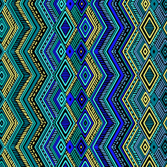 Dazzling Garden - Zig Zag ($20/m)