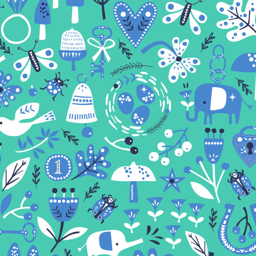 Lost Treasures POS Fabric - Trapunto