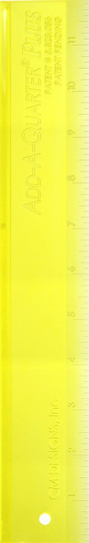 Add-A-Quarter Plus Ruler
