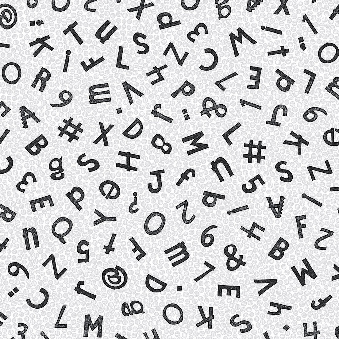 Heavy on the Metal POS Fabric - Trapunto