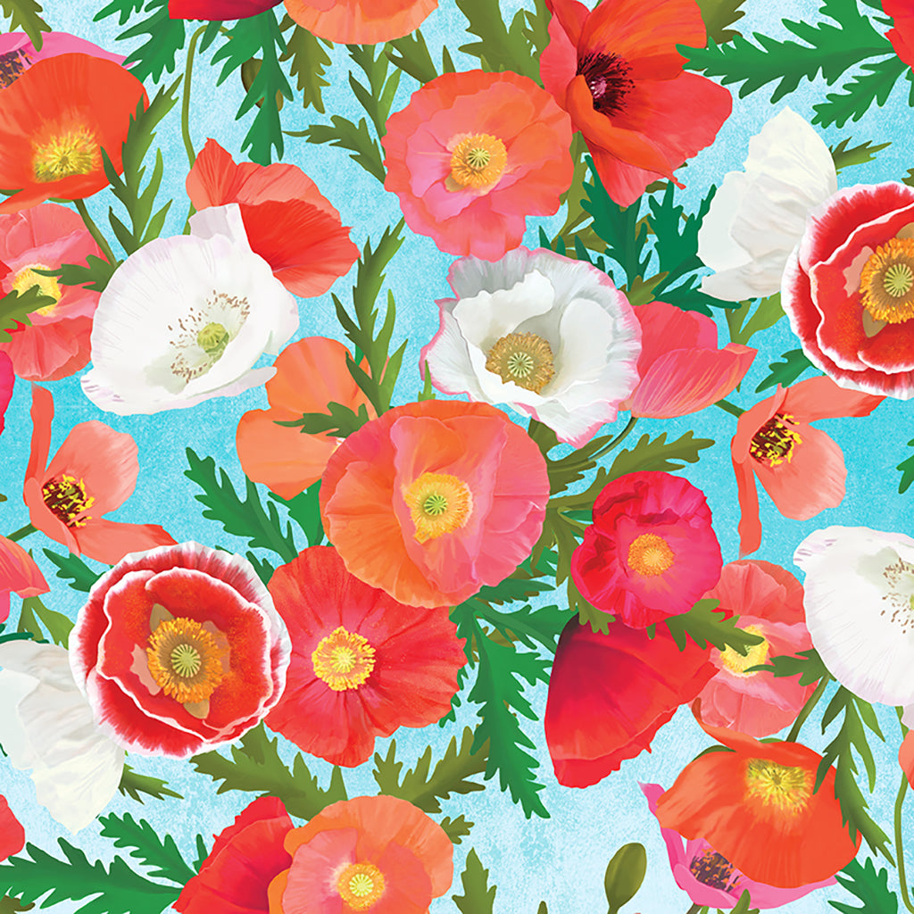 Positively Poppies - Packed Bouquet ($20/m)