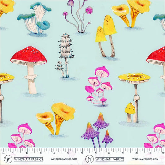 Market by Heather Ross - Mushrooms [Preorder] ($24/m)