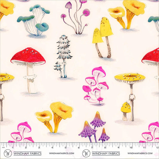 Market by Heather Ross - Mushrooms [Preorder] ($24/m)
