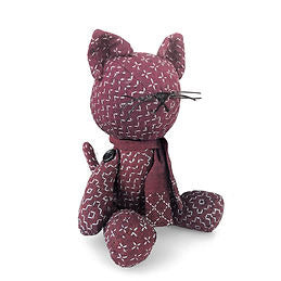 Sashiko Teddy Cat