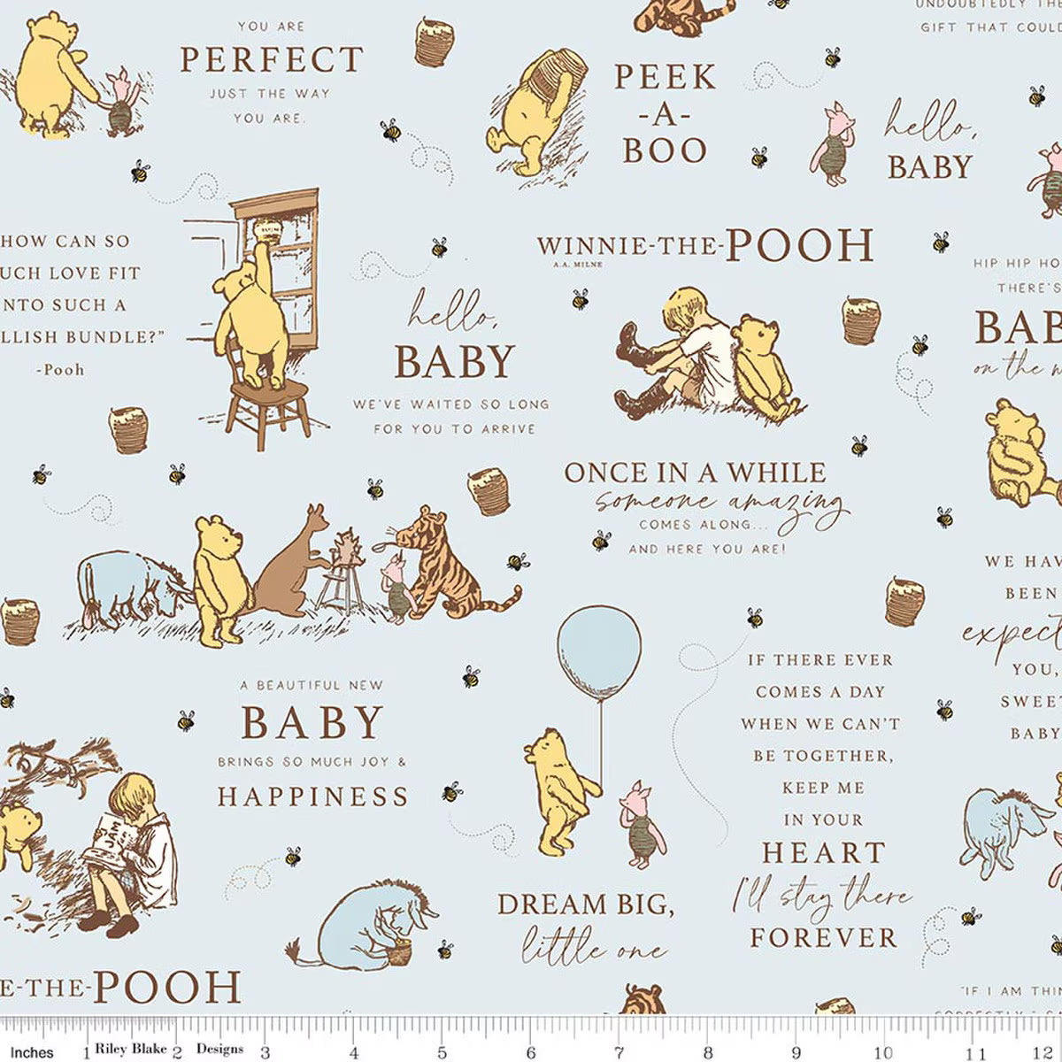 PRE-ORDER | Winnie the Pooh Baby - Fat Quarter Bundle