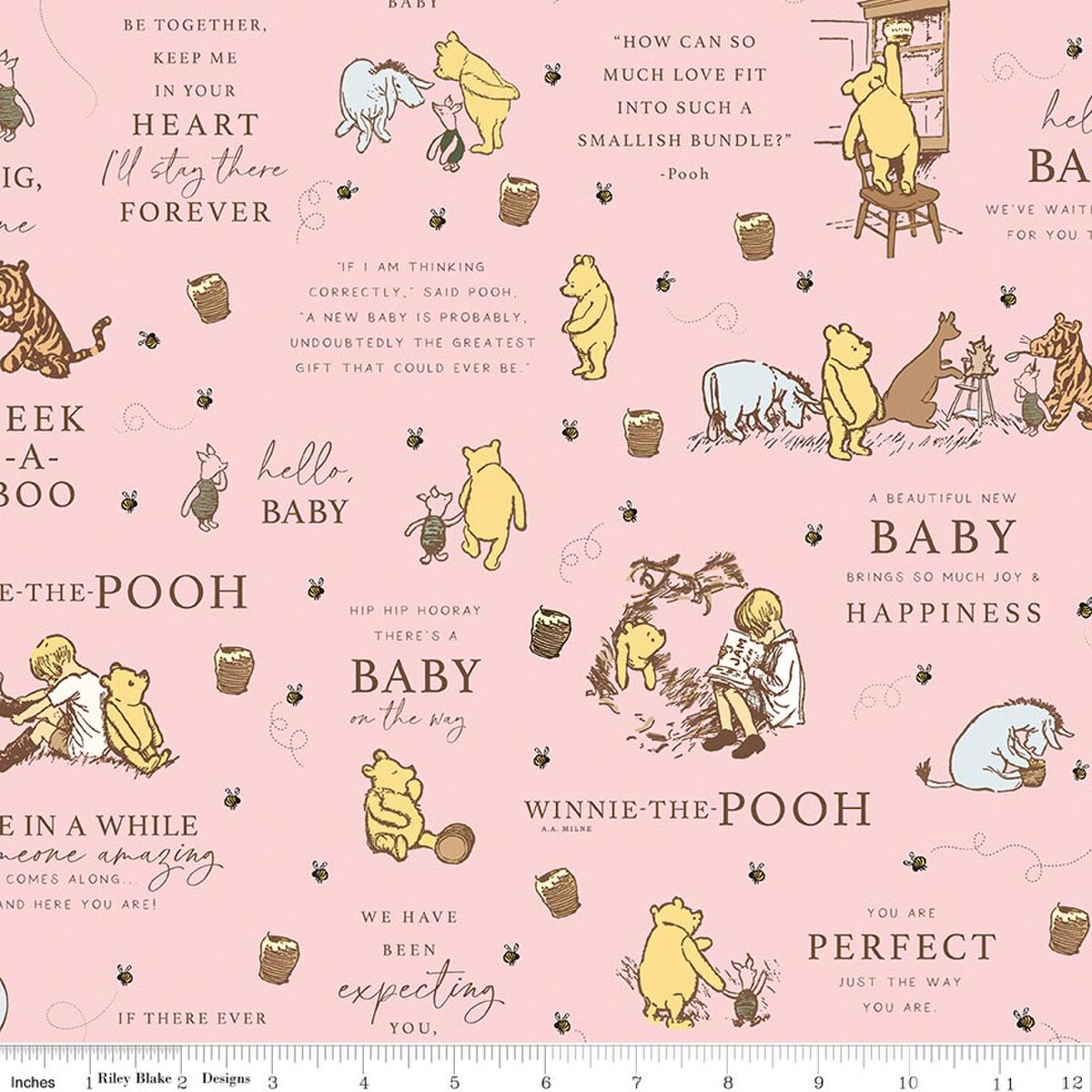 PRE-ORDER | Winnie the Pooh Baby - Fat Quarter Bundle