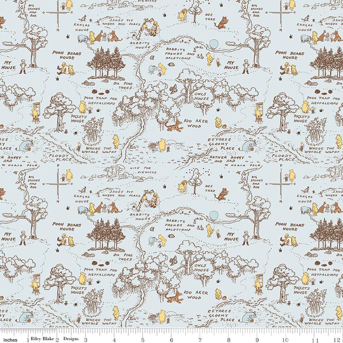 PRE-ORDER | Winnie the Pooh Baby - Fat Quarter Bundle