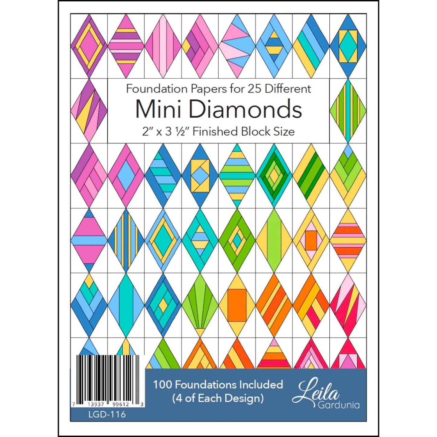 Scrappy Mini Diamonds Foundation Pad