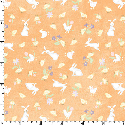 Little Chicks Flannel - Bunnies & Chicks ($22/m)