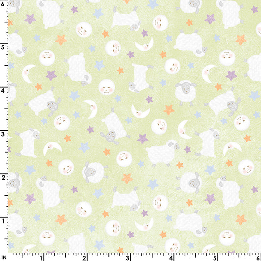 Little Chicks Flannel - Lambies & Moon ($22/m)