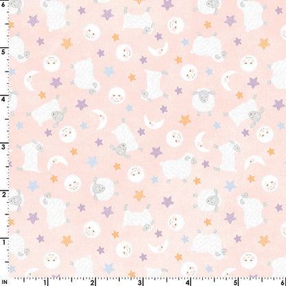 Little Chicks Flannel - Lambies & Moon ($22/m)