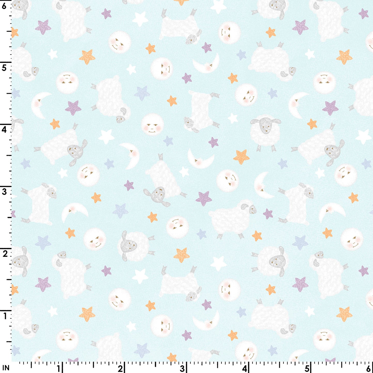 Little Chicks Flannel - Lambies & Moon ($22/m)