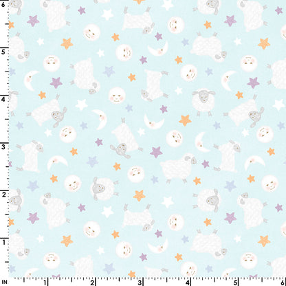 Little Chicks Flannel - Lambies & Moon ($22/m)