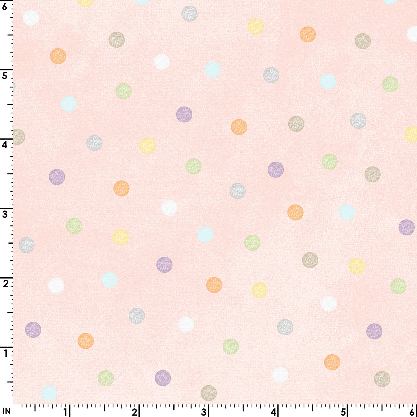 Little Chicks Flannel - Multi Dots ($22/m)