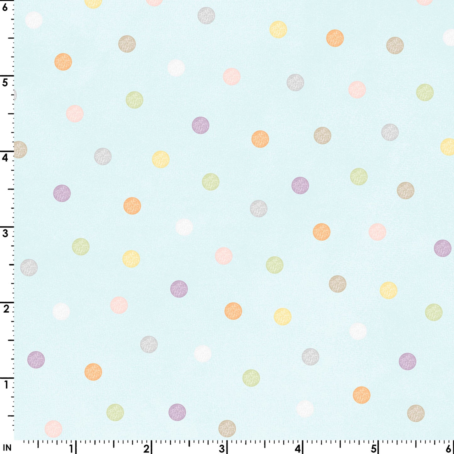 Little Chicks Flannel - Multi Dots ($22/m)