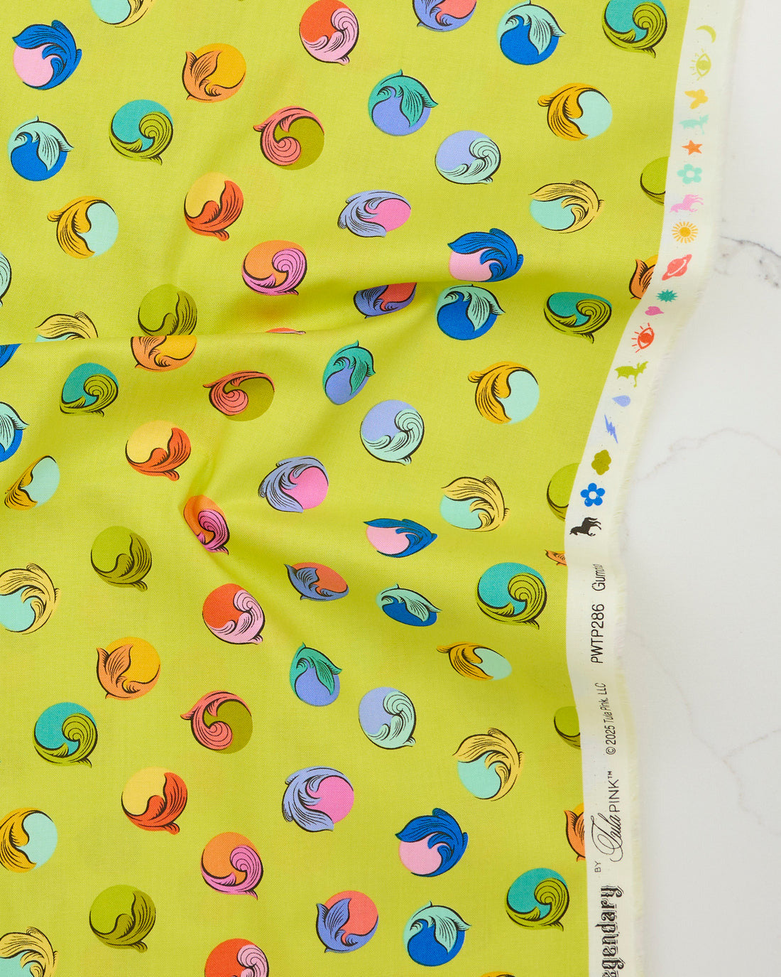 Legendary by Tula Pink [Pre-Order] - Gumdrop ($22/m)