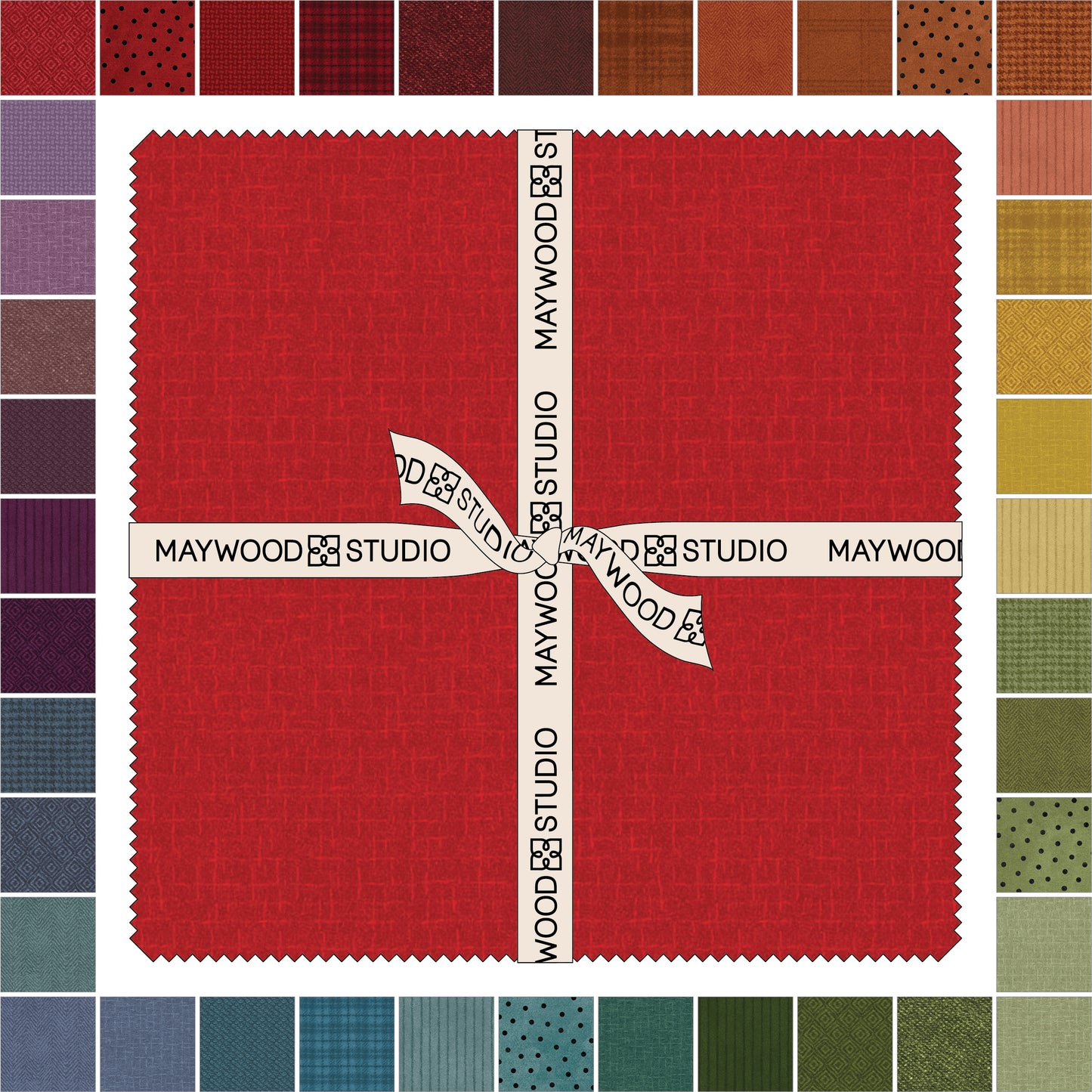 Woolies Flannel | Colours Vol. 2. - 10" Squares