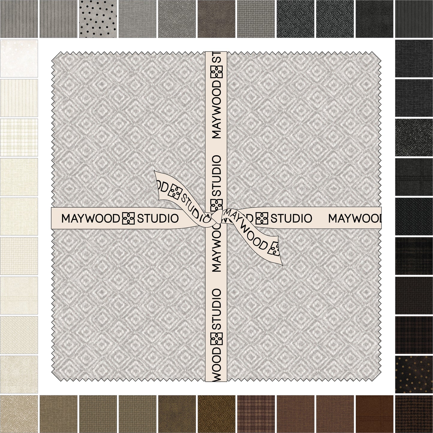 Woolies Flannel | Neutrals Vol. 2 - 10" Squares