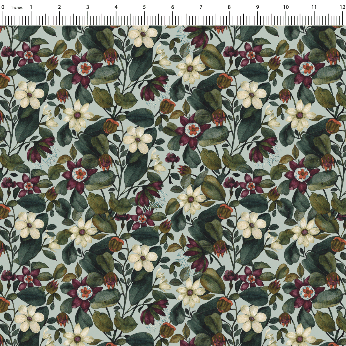 A Floral Encounter - Vintage Flowers ($22/m)