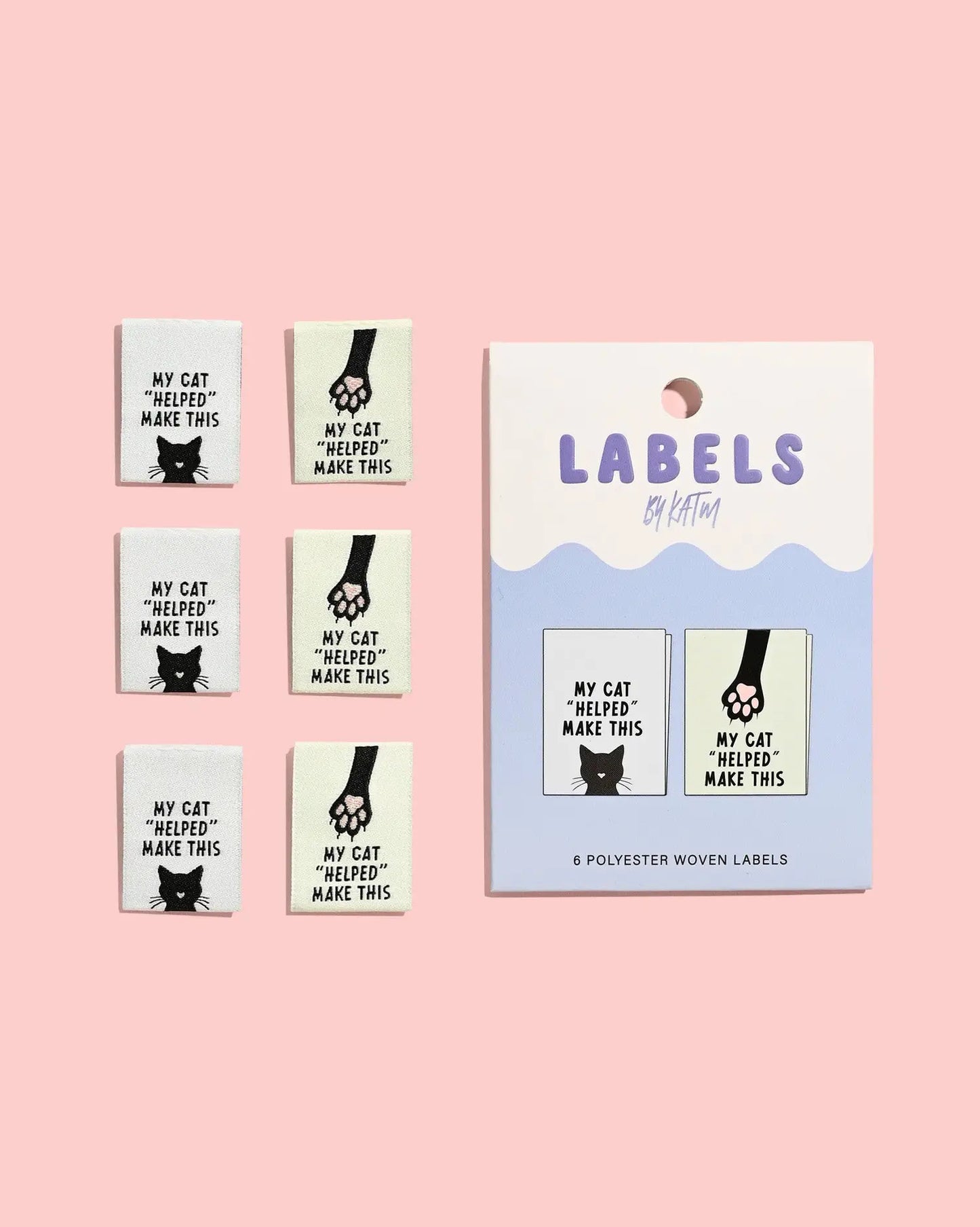 Sew In Labels | My Cat "Helped" Make This