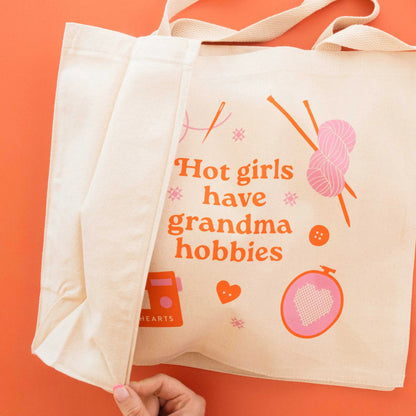 Hot Girls Have Grandma Hobbies Tote