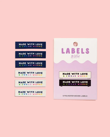 Sew In Labels | Made With Love & Swear Words