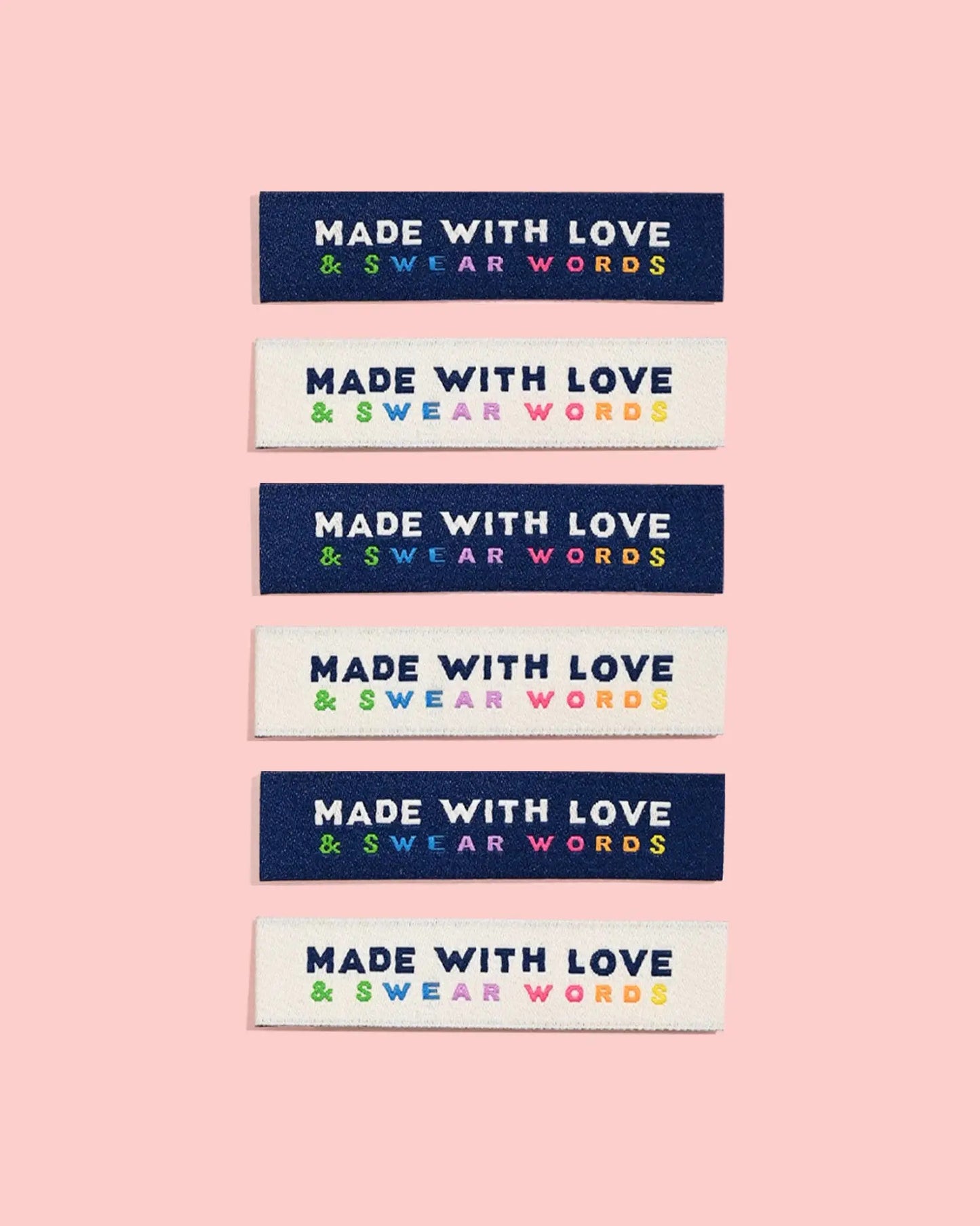 Sew In Labels | Made With Love & Swear Words
