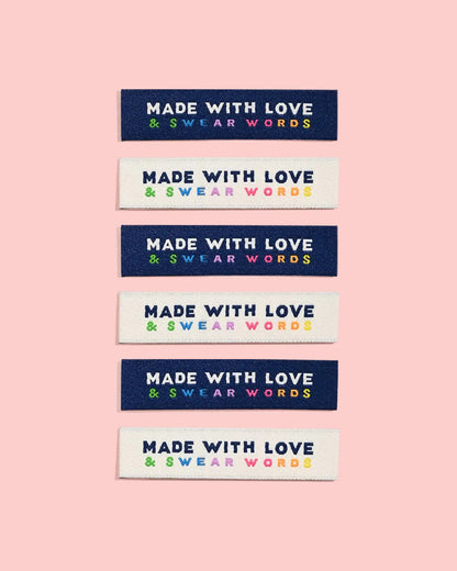 Sew In Labels | Made With Love & Swear Words