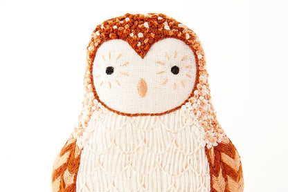 Barn Owl Embroidery Kit